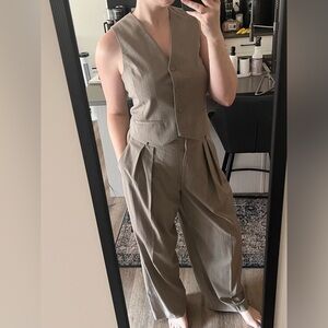 Mango Vest and Trouser Suit